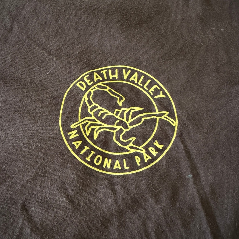 Wild Tribute Death Valley National Park T-Shirt Mens Large Brown Collectible Tee - Picture 5 of 10